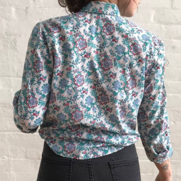 Vintage Floral Button Down Shirt - Picture 4 of 4